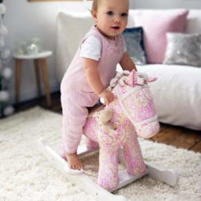 personalised baby rocking horse