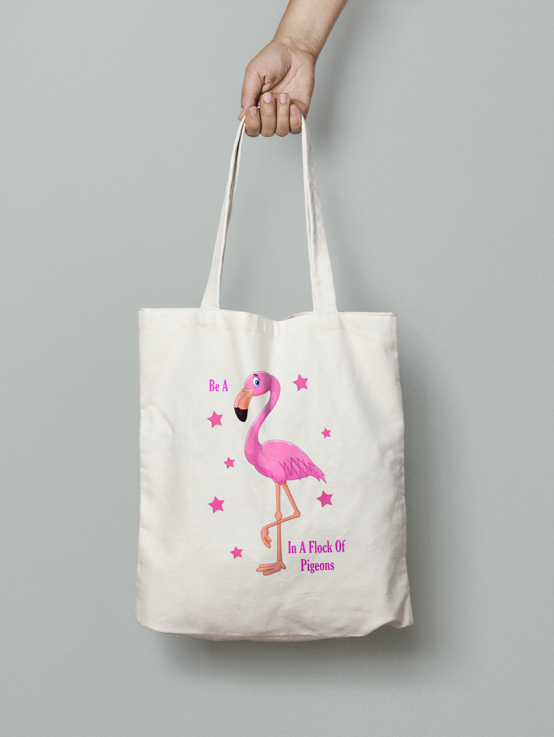 flamingo tote