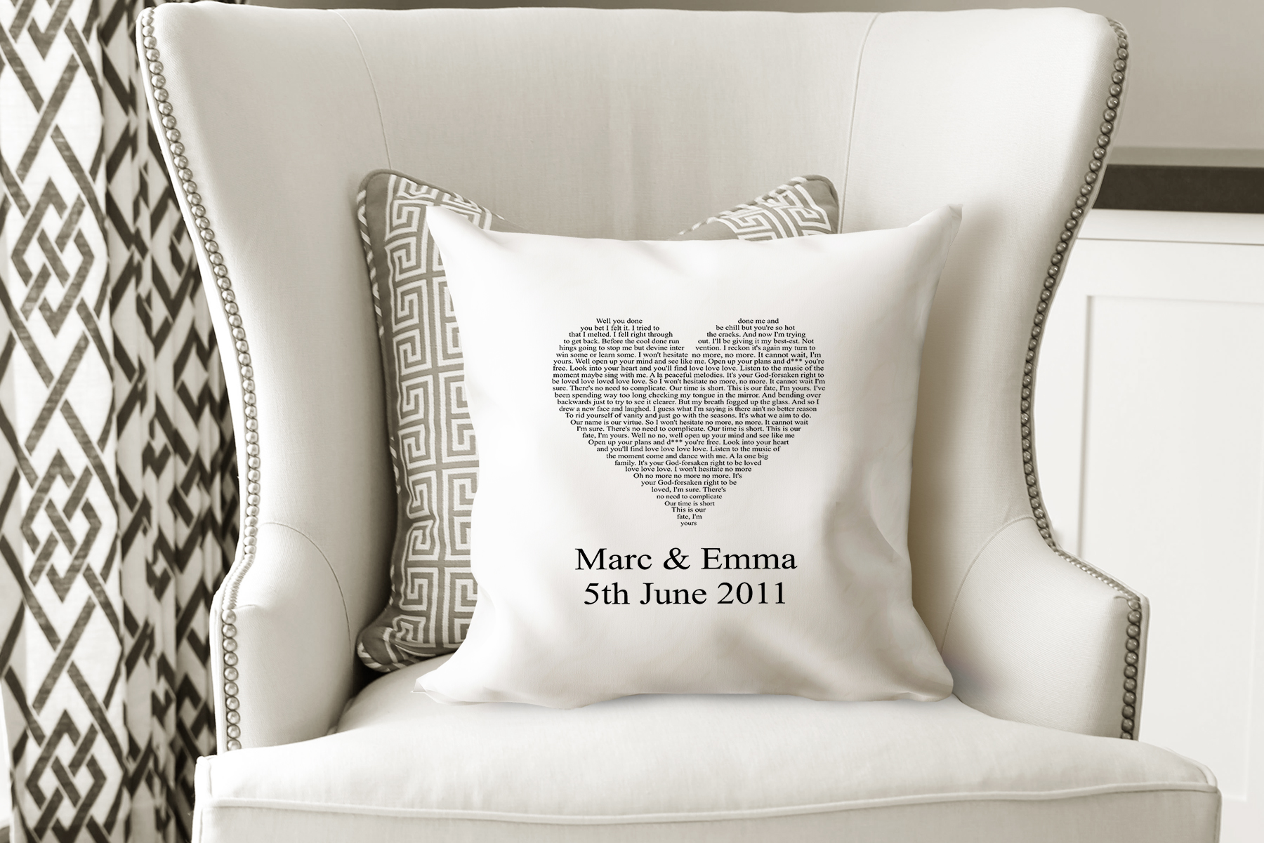 cushion wedding