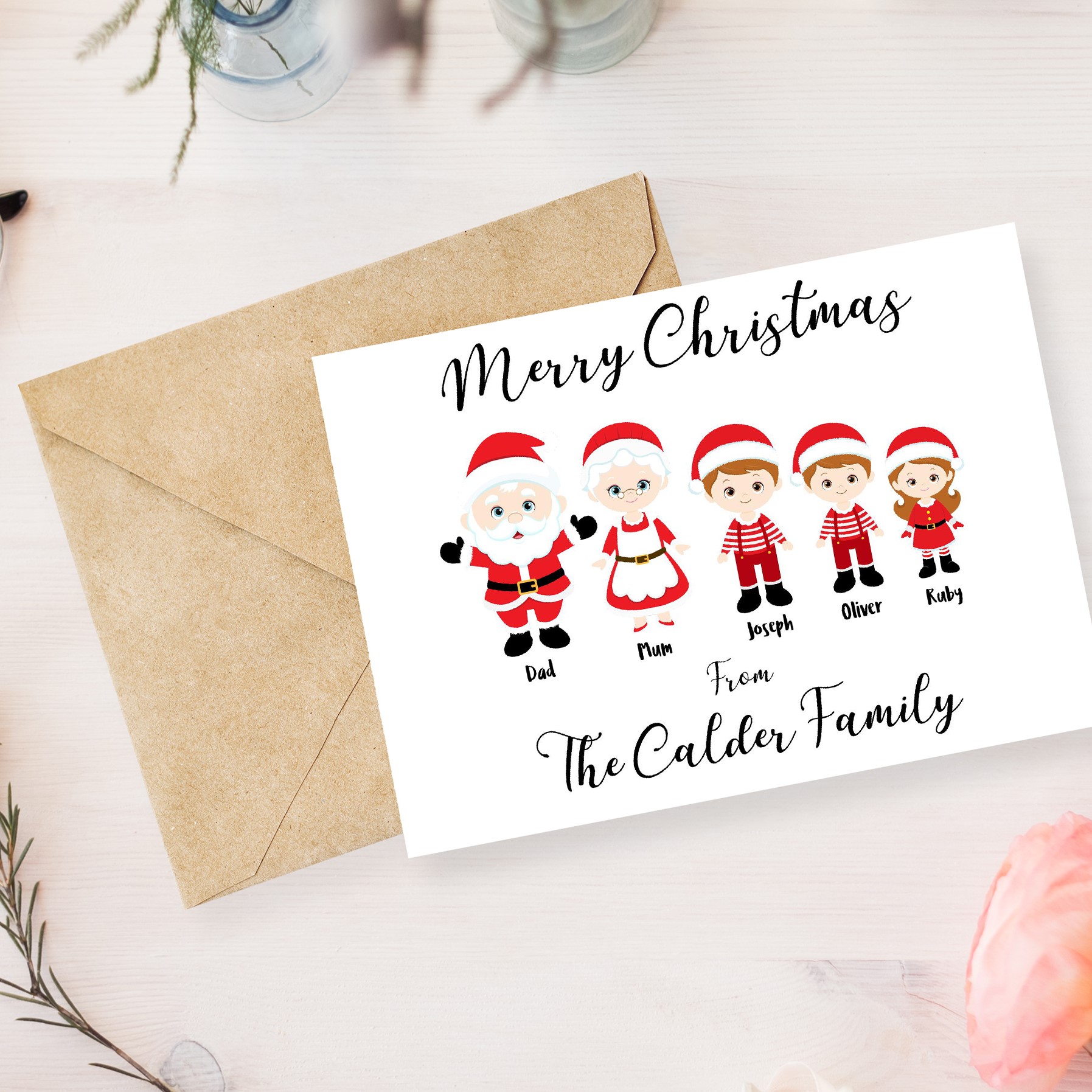 Personalized Christmas Cards 2024 Petra Oriana
