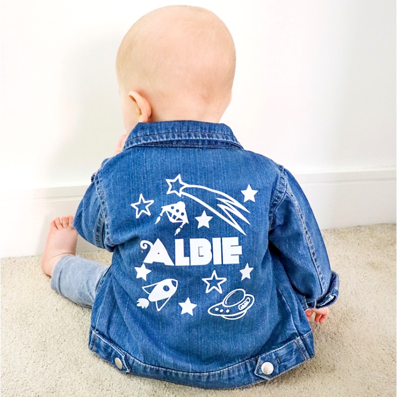 denim baby jacket