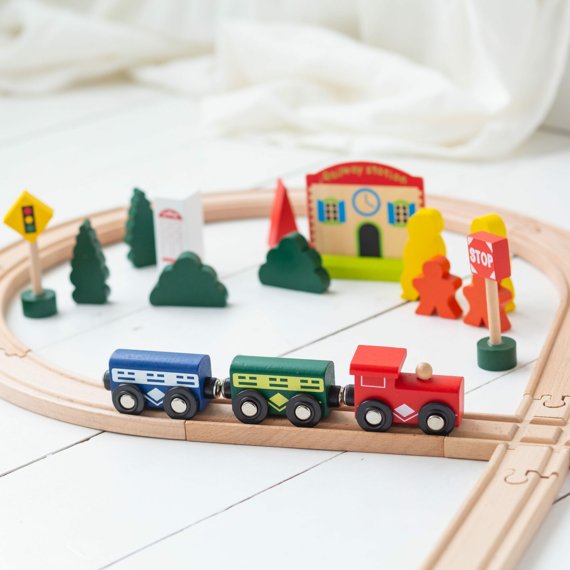 personalised train set for babies