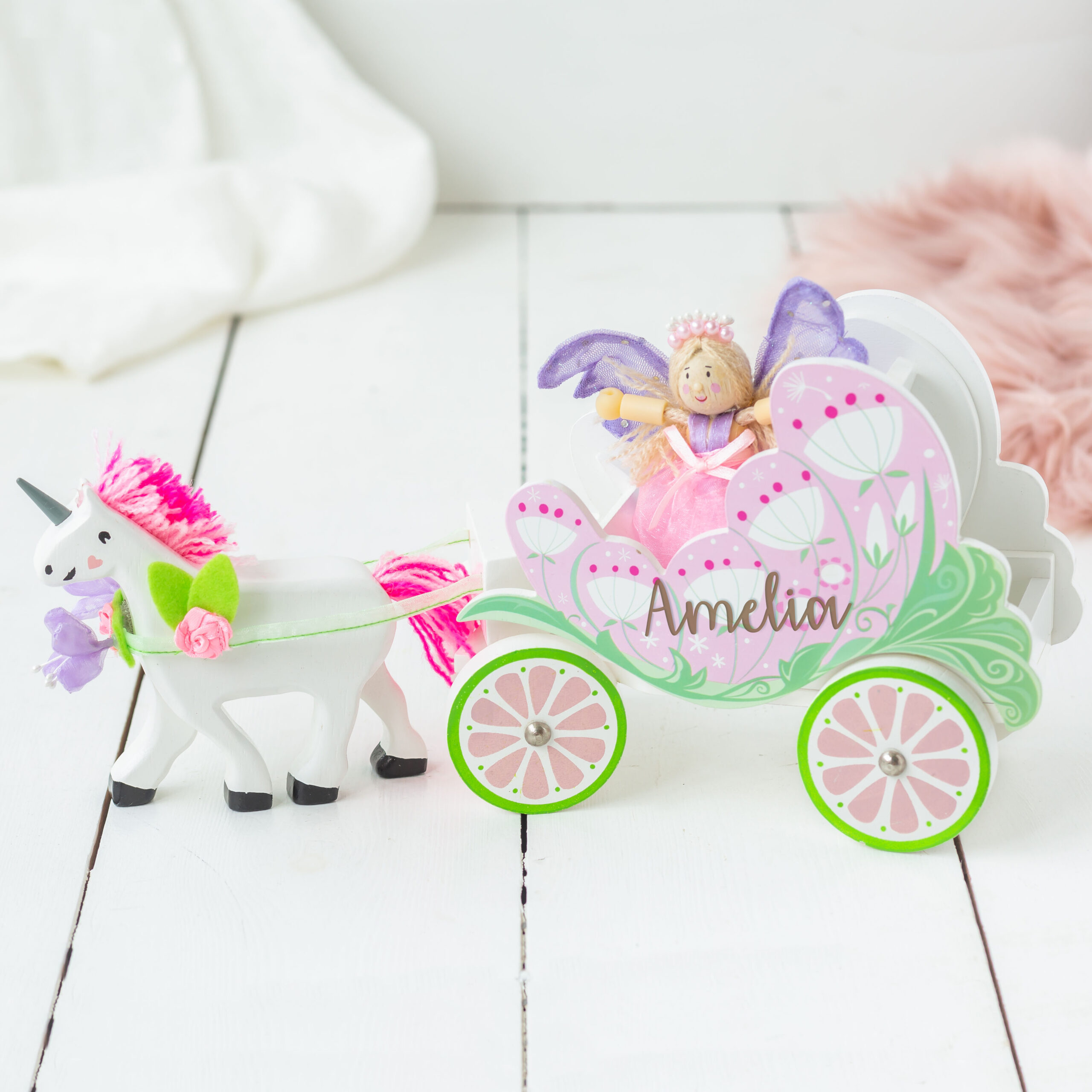 wooden fairy toy
